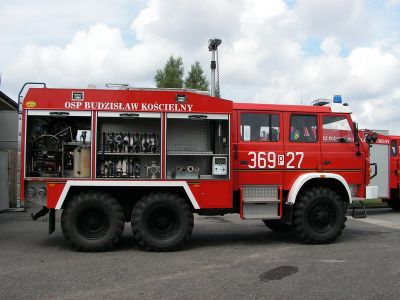 Star 266 Po karosacji
Podwozie wojskowe zakupione u nas przez OSP Budzisław Kościelny. Skarosowane przez  firmę "BOCAR". W użytkowaniu OSP. Zdjęcie dzięki uprzejmości naczelnika OSP
Słowa kluczowe: star 266, star strażacki, star, straż