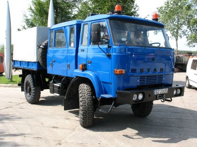 STAR 744 BRYGADOWY 4X4 REDUKTOR BLOKADY WYCIĄGARKA, WEBASTO, 8-OSOBOWY
