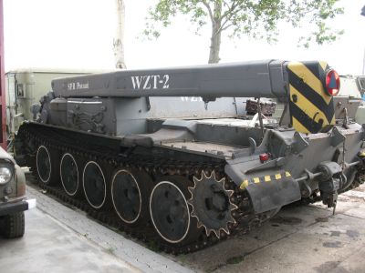WÓZ ZABEZPIECZENIA TECHNICZNEGO  "WZT-2" WYPOSAŻONY M.IN. W DŹWIG , WYCIĄGARKĘ I LEMIESZ
