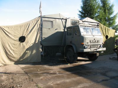 szpital polowy z namiotami na starze 266
